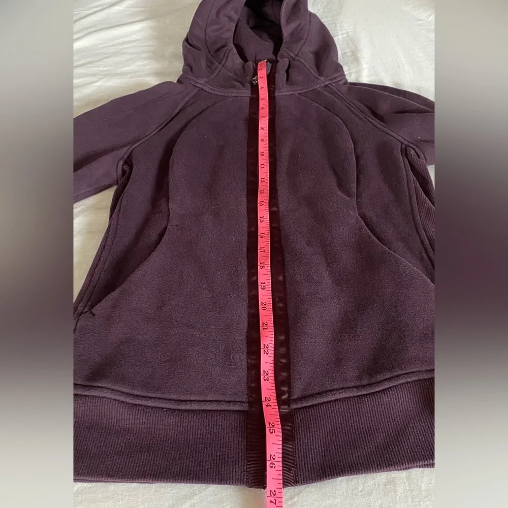 Lululemon Light As Warmth Scuba Black Cherry size 6 - Picture 14 of 14